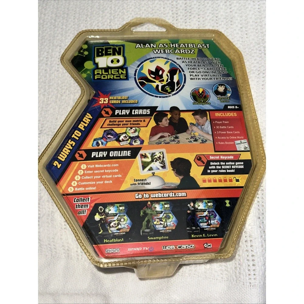Ben 10 Alien Force - Alan as Heatblast‎ WebCardz & Figure A17